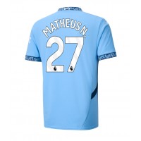 Camiseta Manchester City Matheus Nunes #27 Primera Equipación 2024-25 manga corta